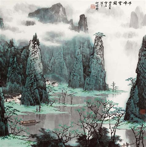 高清山水畫|200 多张免费的“山水”和“山水画”照片